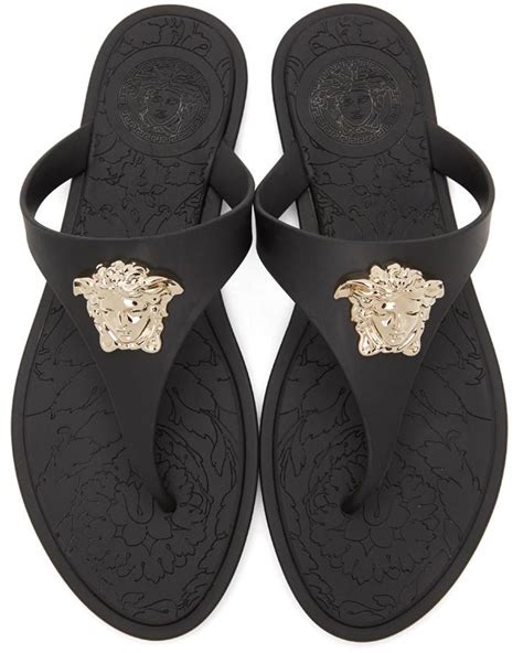 versace sandals womens price|Versace flip flops women's.